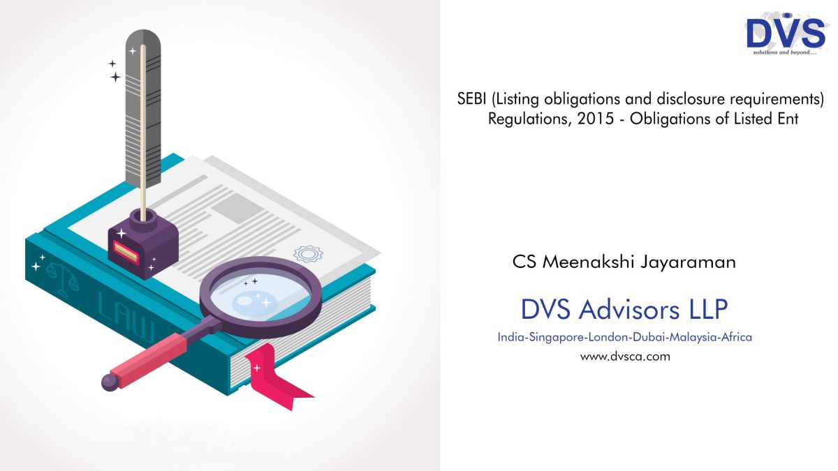 SEBI (Listing obligations and disclosure requirements)