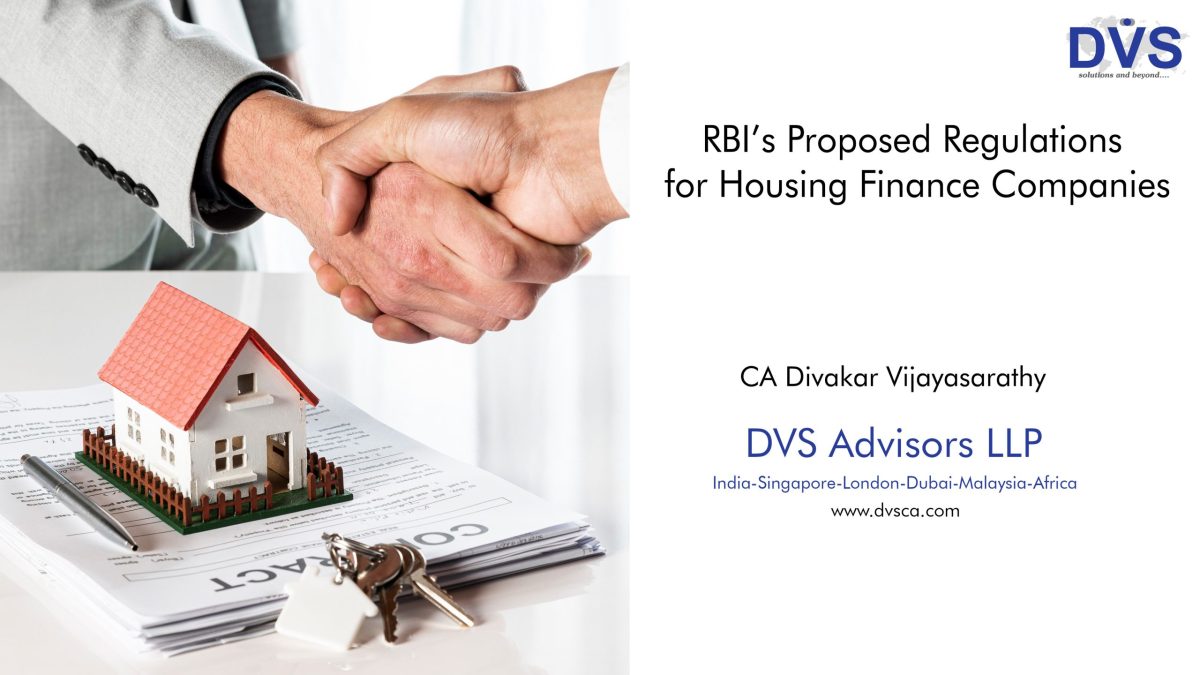 RBI’s Proposed Regulations for Housing Finance Companies