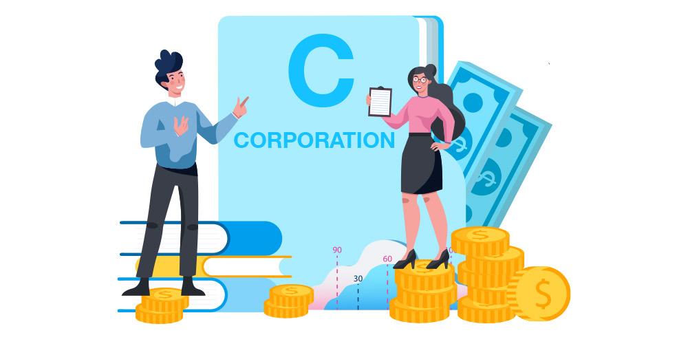 Image depicting corporation law in India, highlighting the process of registering a C Corporation in the USA from India.